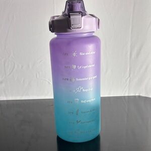 Purple and Blue Gradient Water Bottle